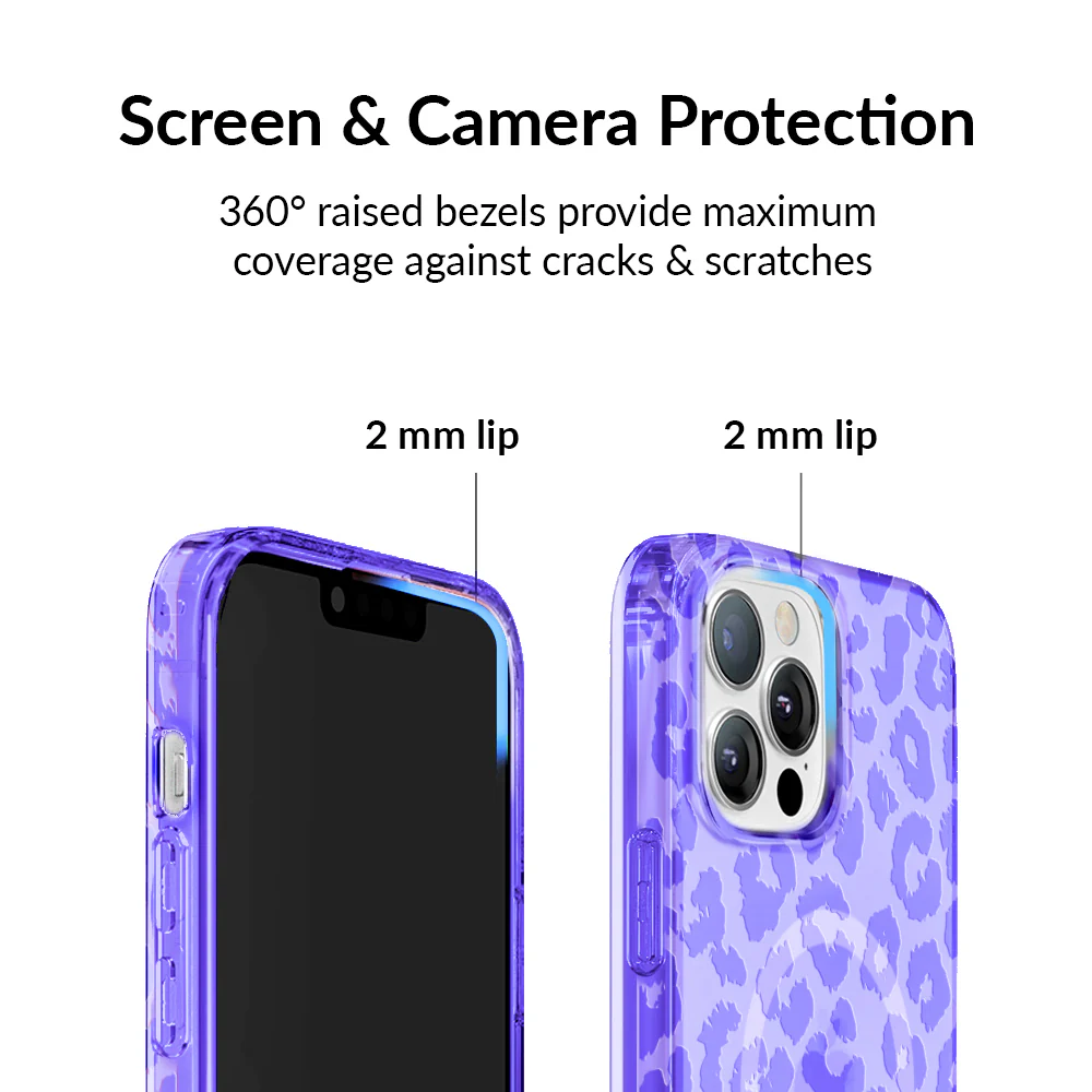Electric Purple Leopard iPhone Case - Image 69
