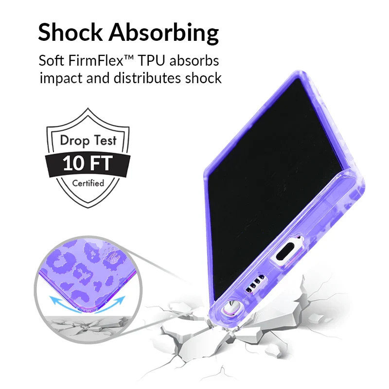 Electric Purple Leopard Samsung Case - Image 8