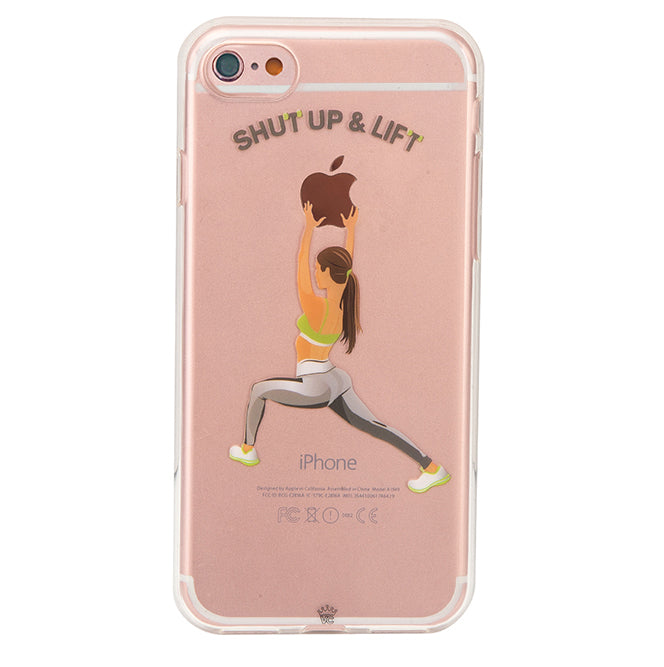 Shut Up & Lift iPhone Case Brown Hair - Image 21