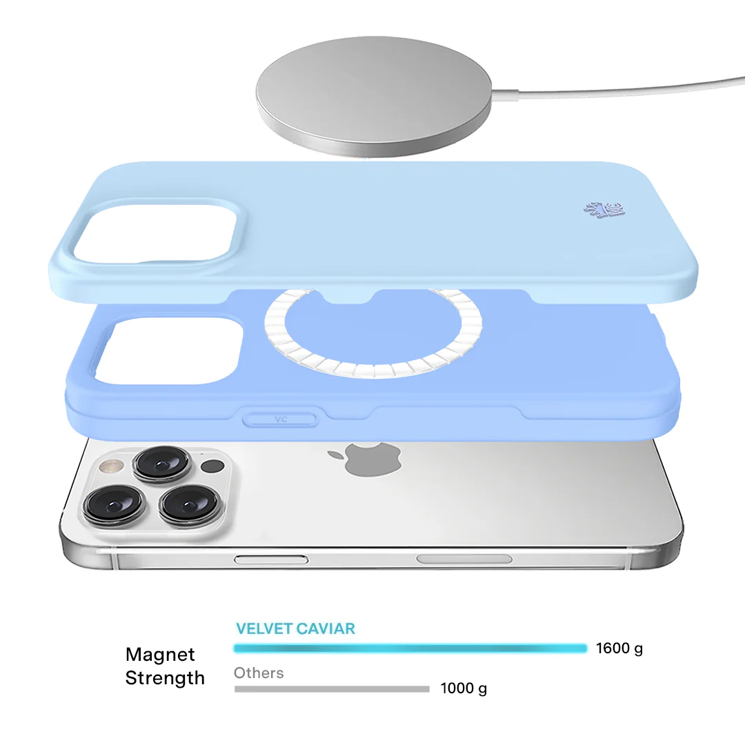 Cotton Candy Blue iPhone Case - Image 39