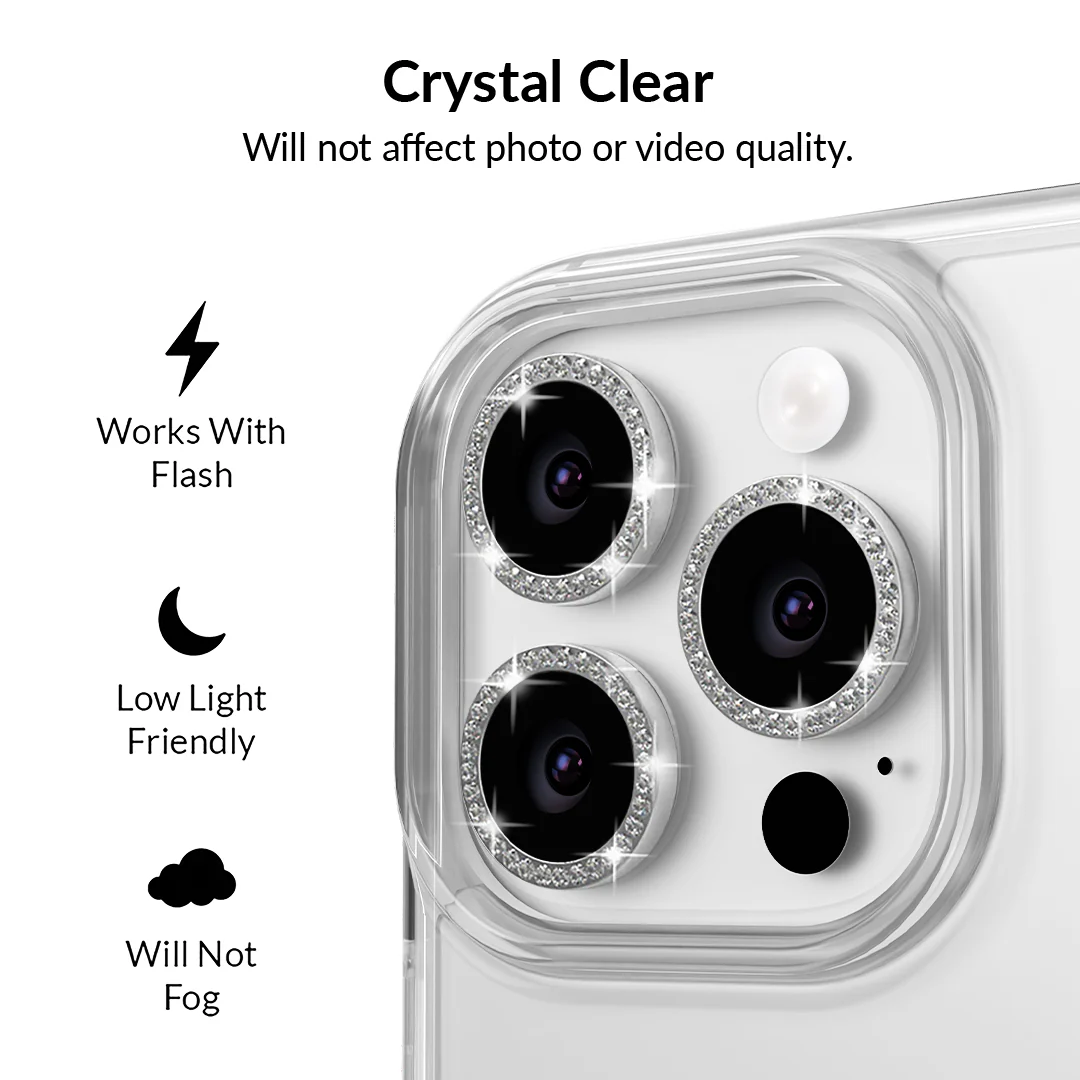 Crystal Glam Camera Lens Protector for iPhone - Image 117