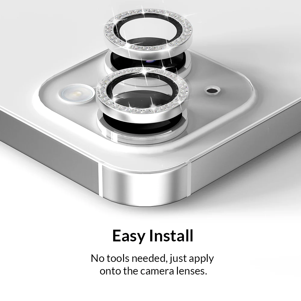 Crystal Glam Camera Lens Protector for iPhone - Image 12