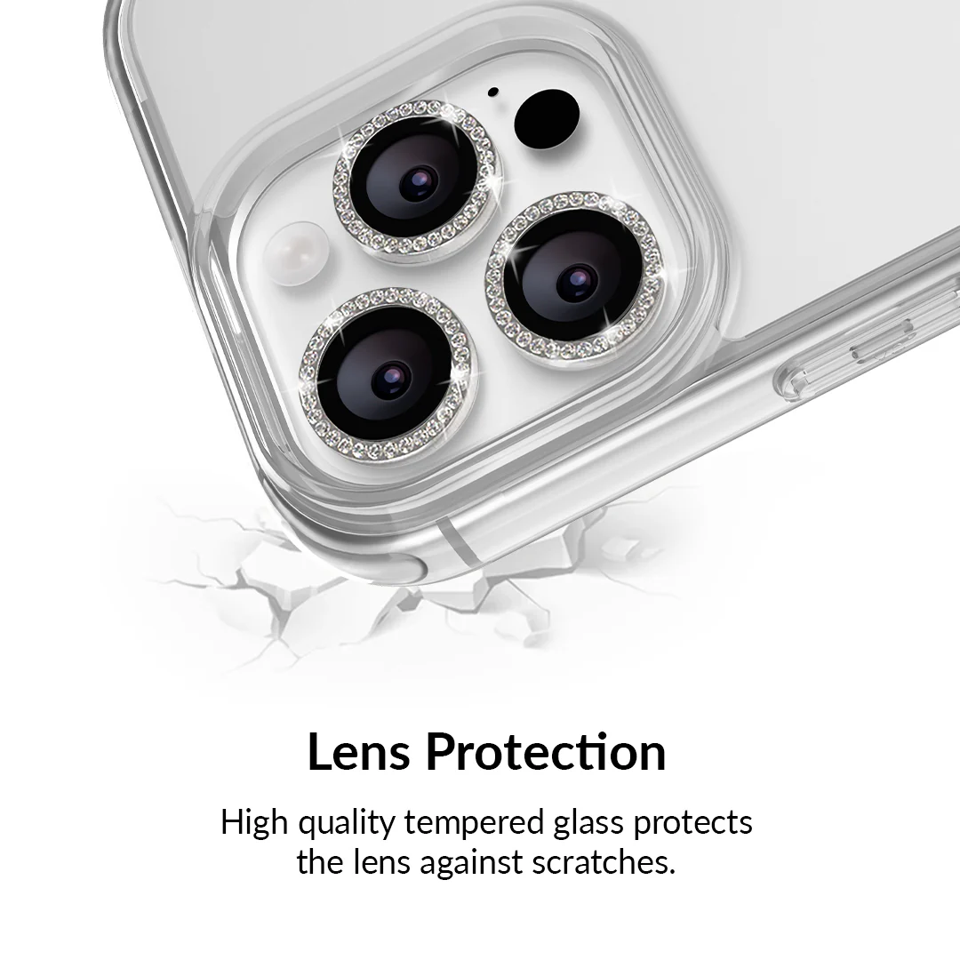 Crystal Glam Camera Lens Protector for iPhone - Image 124