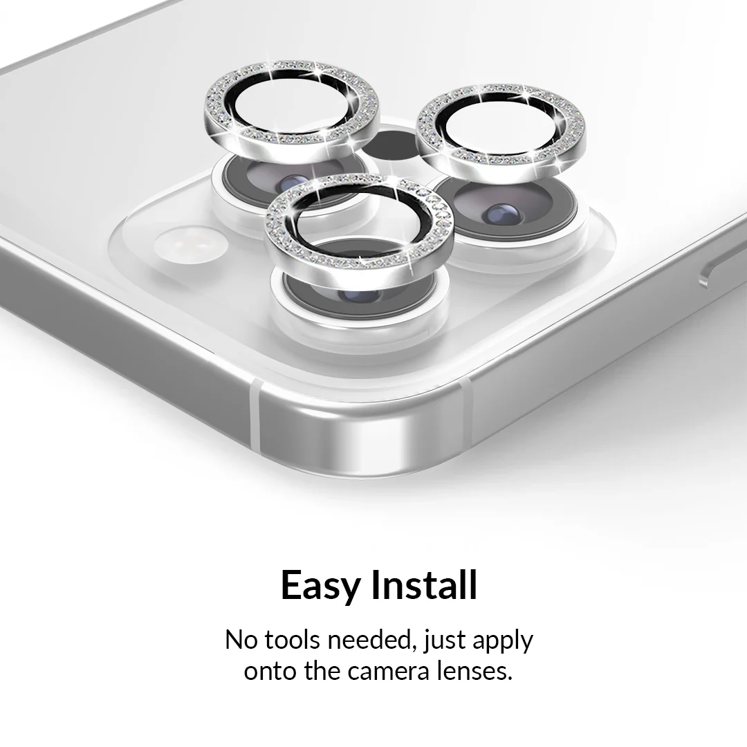 Crystal Glam Camera Lens Protector for iPhone - Image 126
