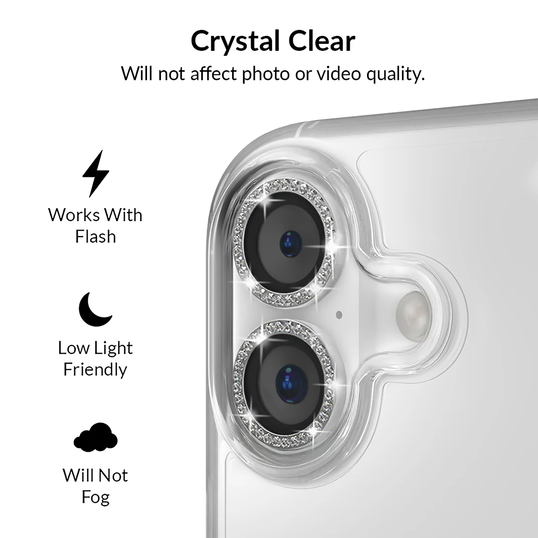 Crystal Glam Camera Lens Protector for iPhone - Image 141