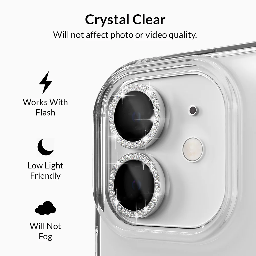 Crystal Glam Camera Lens Protector for iPhone - Image 51