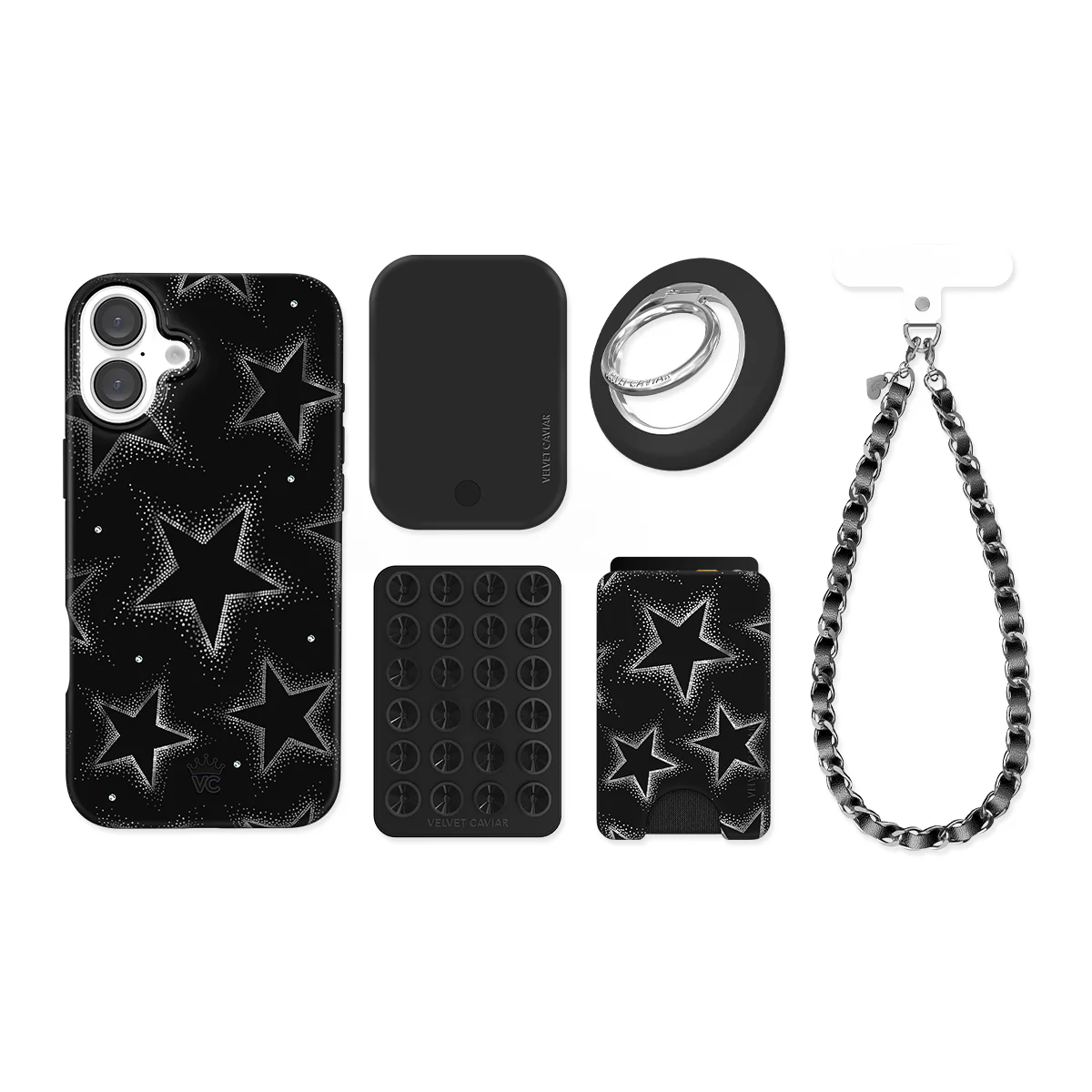 Crystal Chrome Stars iPhone Bundle Set - Image 57