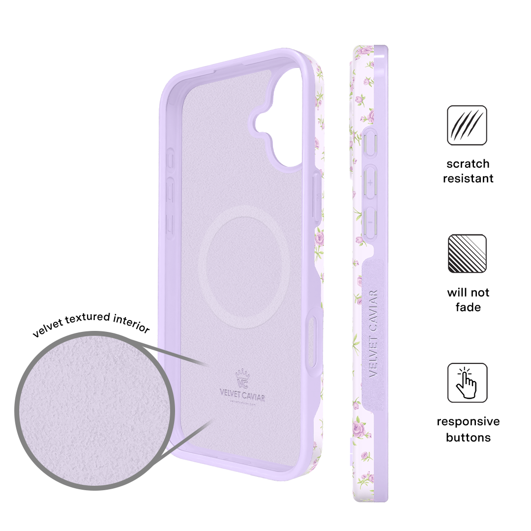Dainty Lilac Floral iPhone Case - Image 20