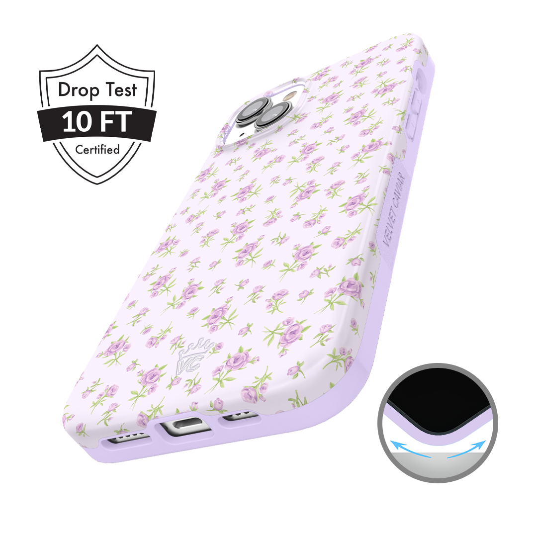 Dainty Lilac Floral iPhone Case - Image 74