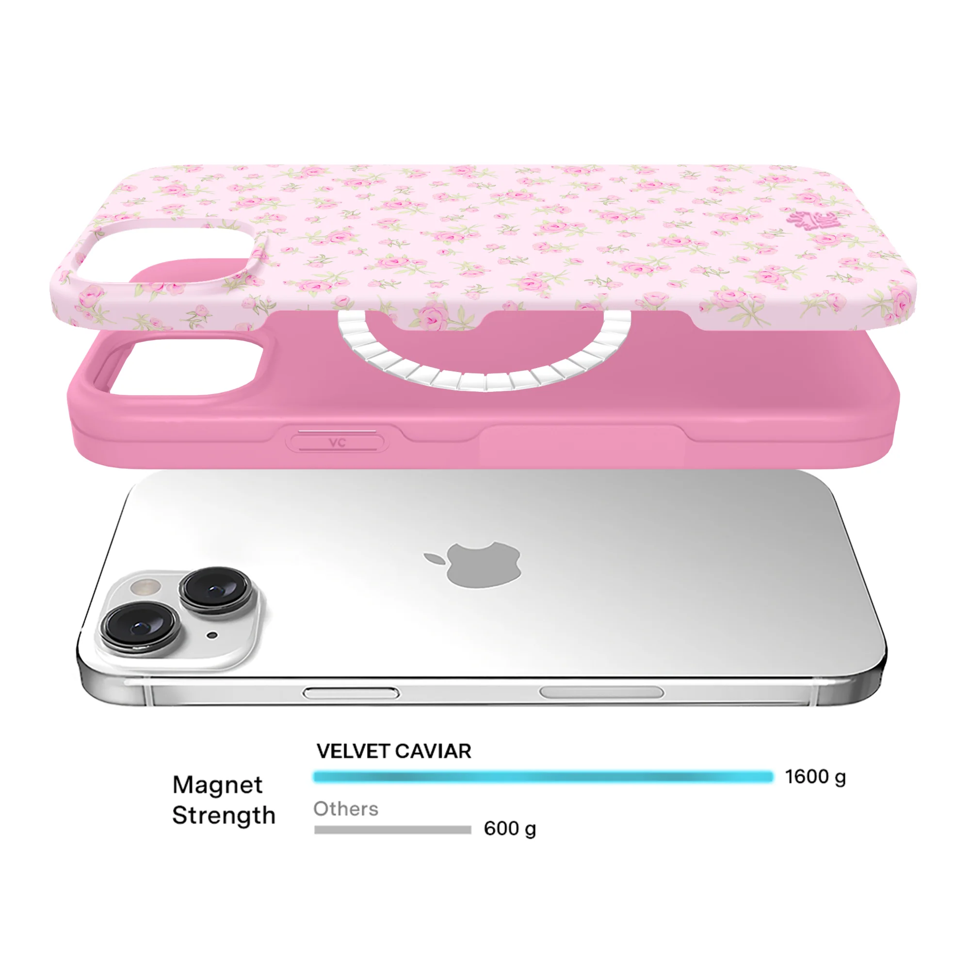 Dainty Pink Floral iPhone Case - Image 24