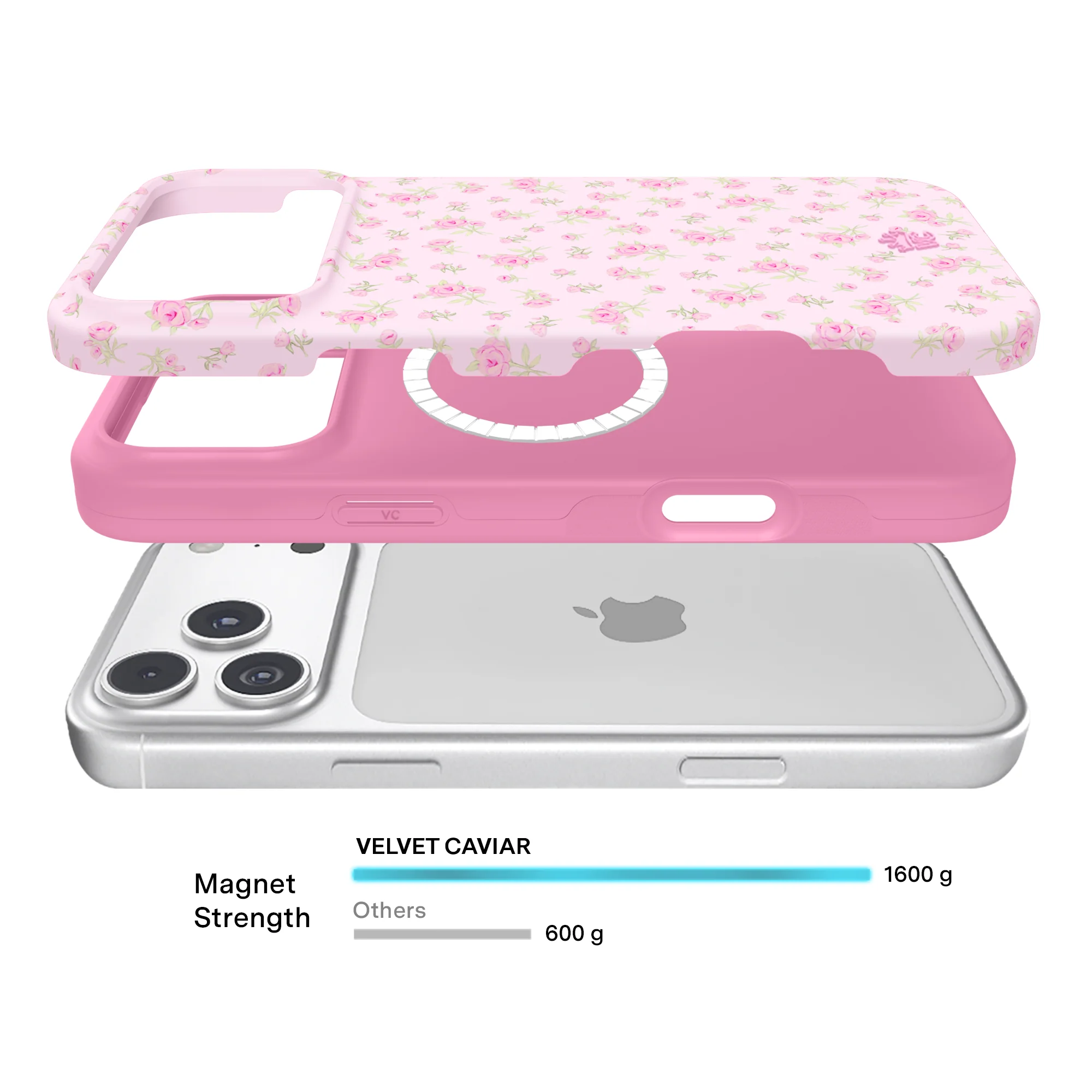 Dainty Pink Floral iPhone Case - Image 69
