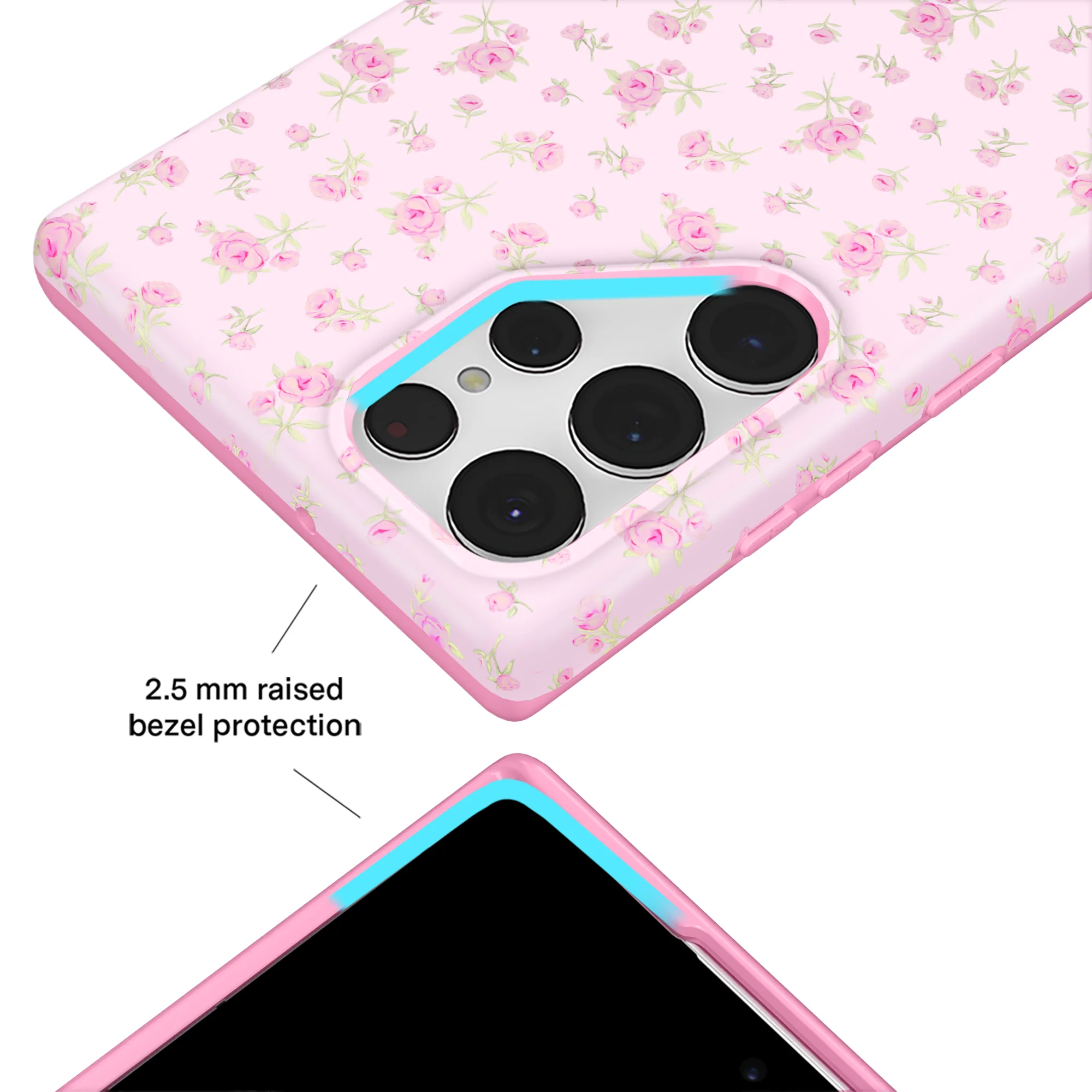Dainty Pink Floral Samsung Case - Image 12