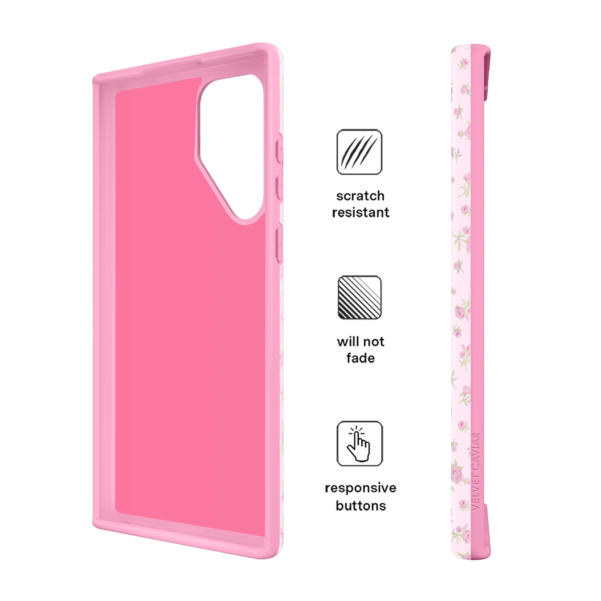 Dainty Pink Floral Samsung Case - Image 15