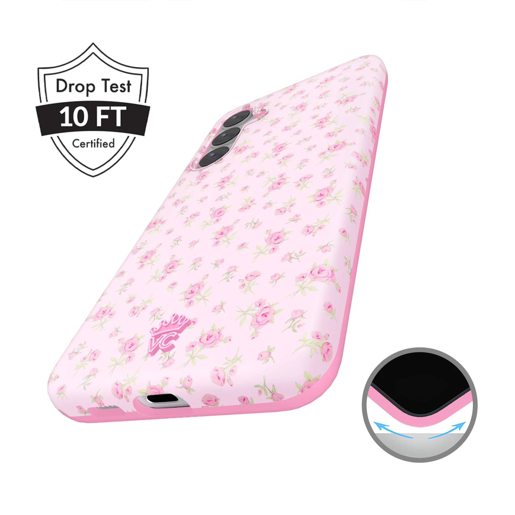 Dainty Pink Floral Samsung Case - Image 34