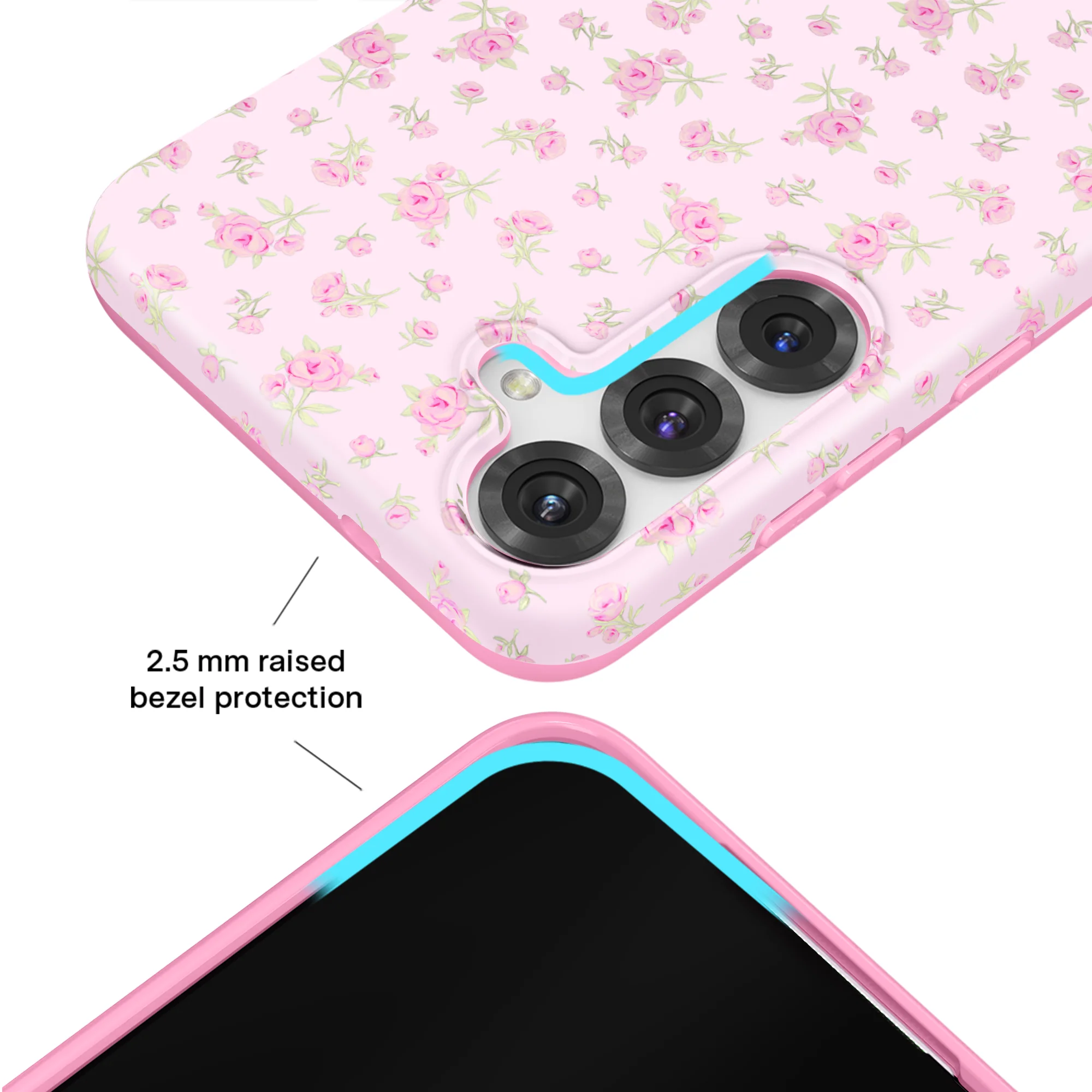 Dainty Pink Floral Samsung Case - Image 52