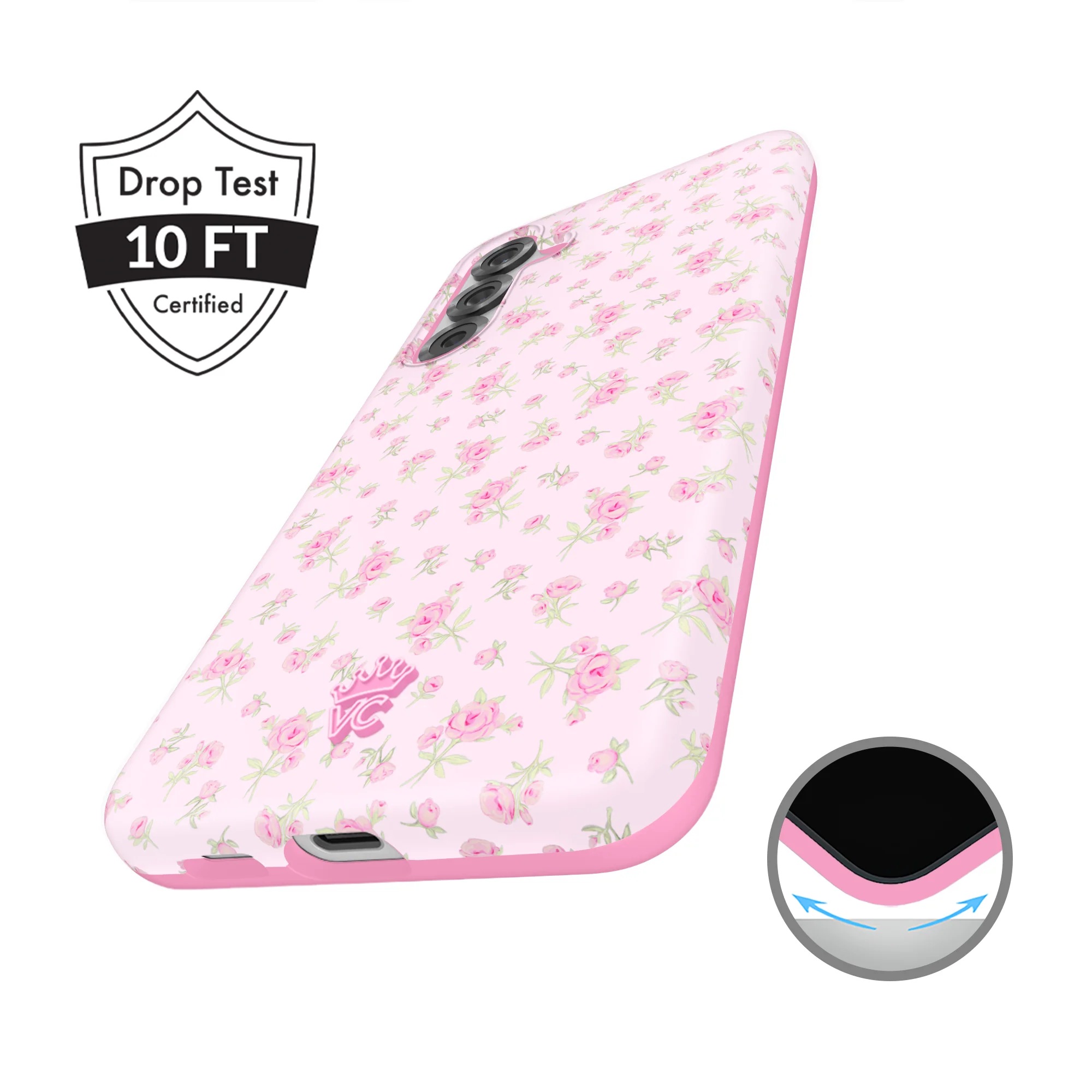 Dainty Pink Floral Samsung Case - Image 54