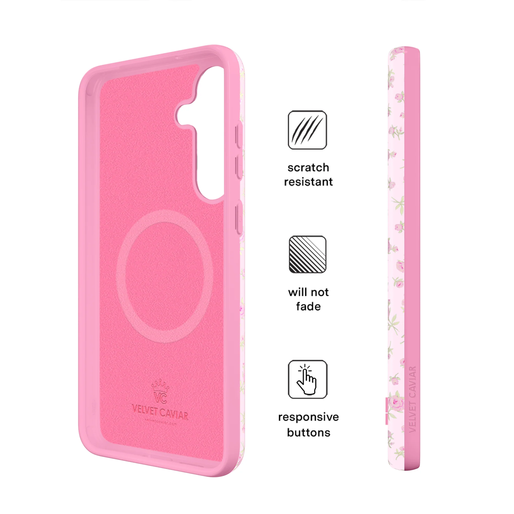 Dainty Pink Floral Samsung Case - Image 55