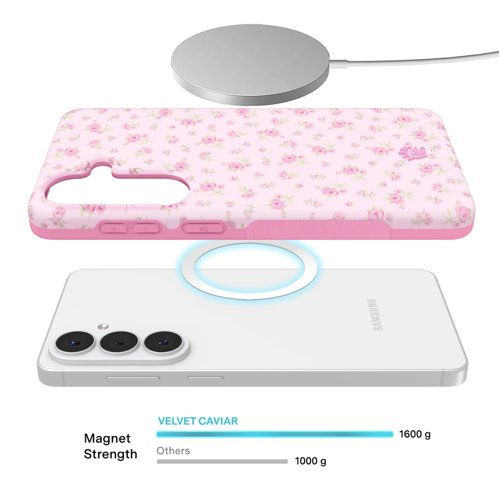 Dainty Pink Floral Samsung Case - Image 63