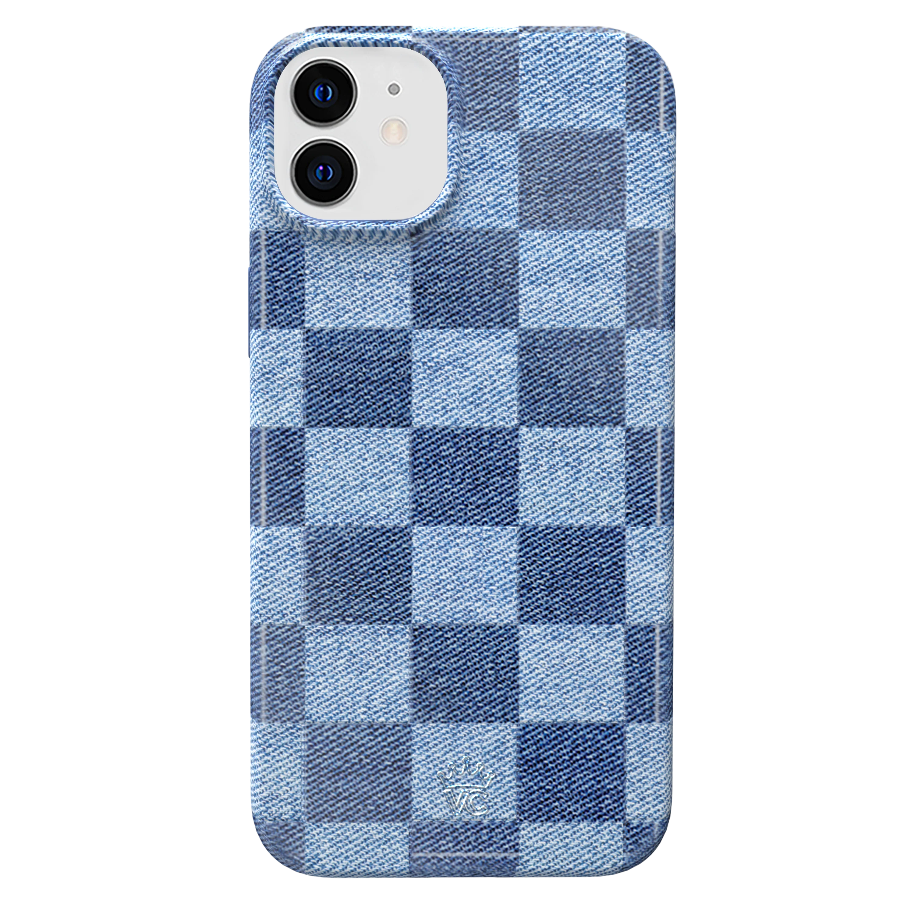 Denim Vibe Checkered iPhone Case - Image 85
