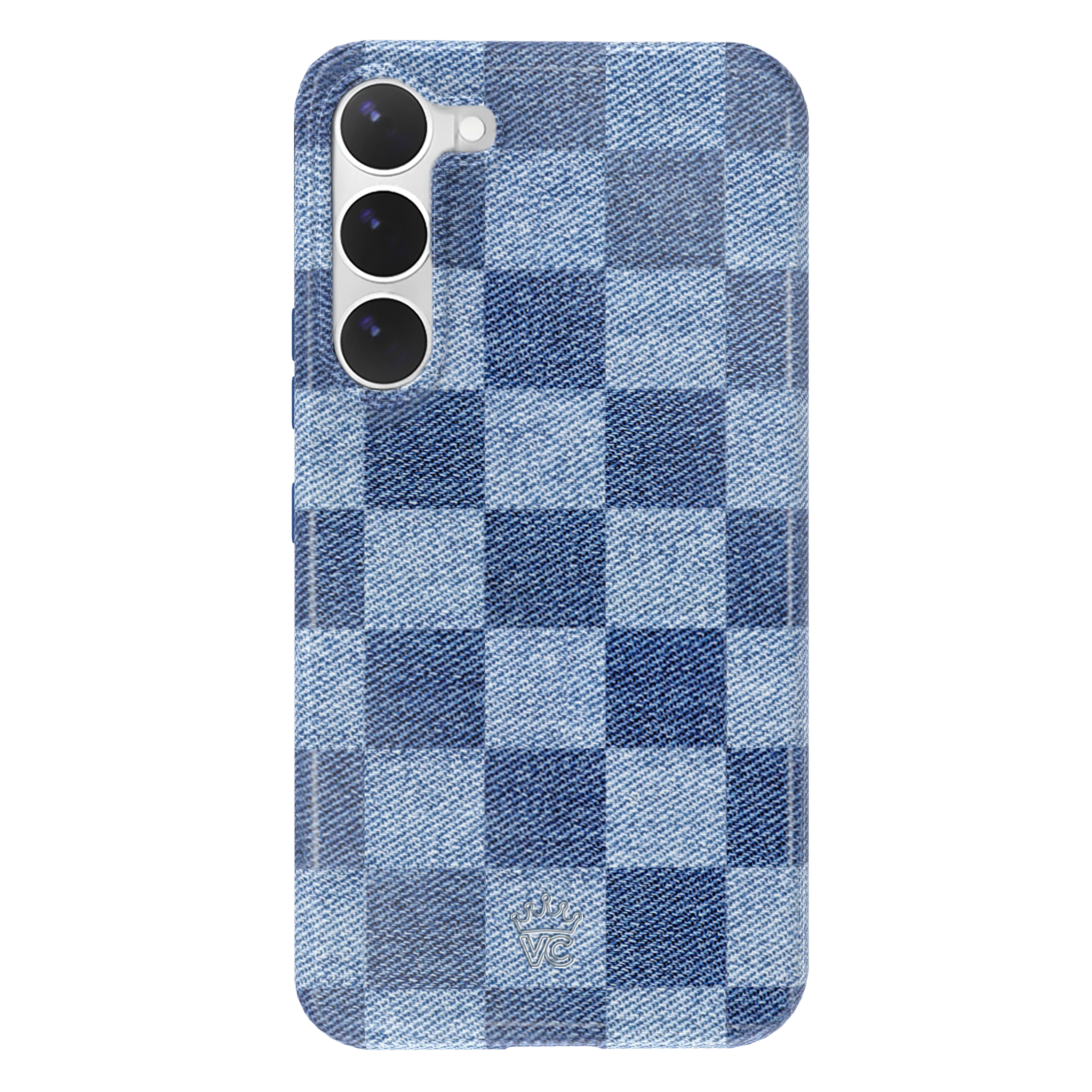 Denim Vibe Checkered Samsung Case - Image 16