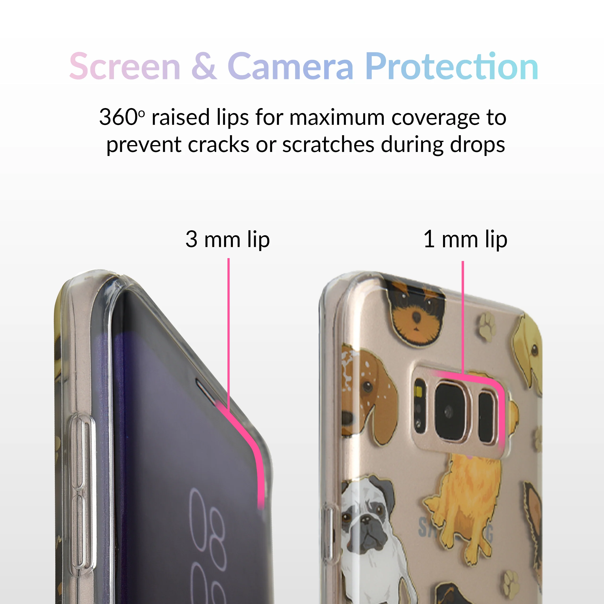 Dog Clear Samsung Galaxy Case - Image 3