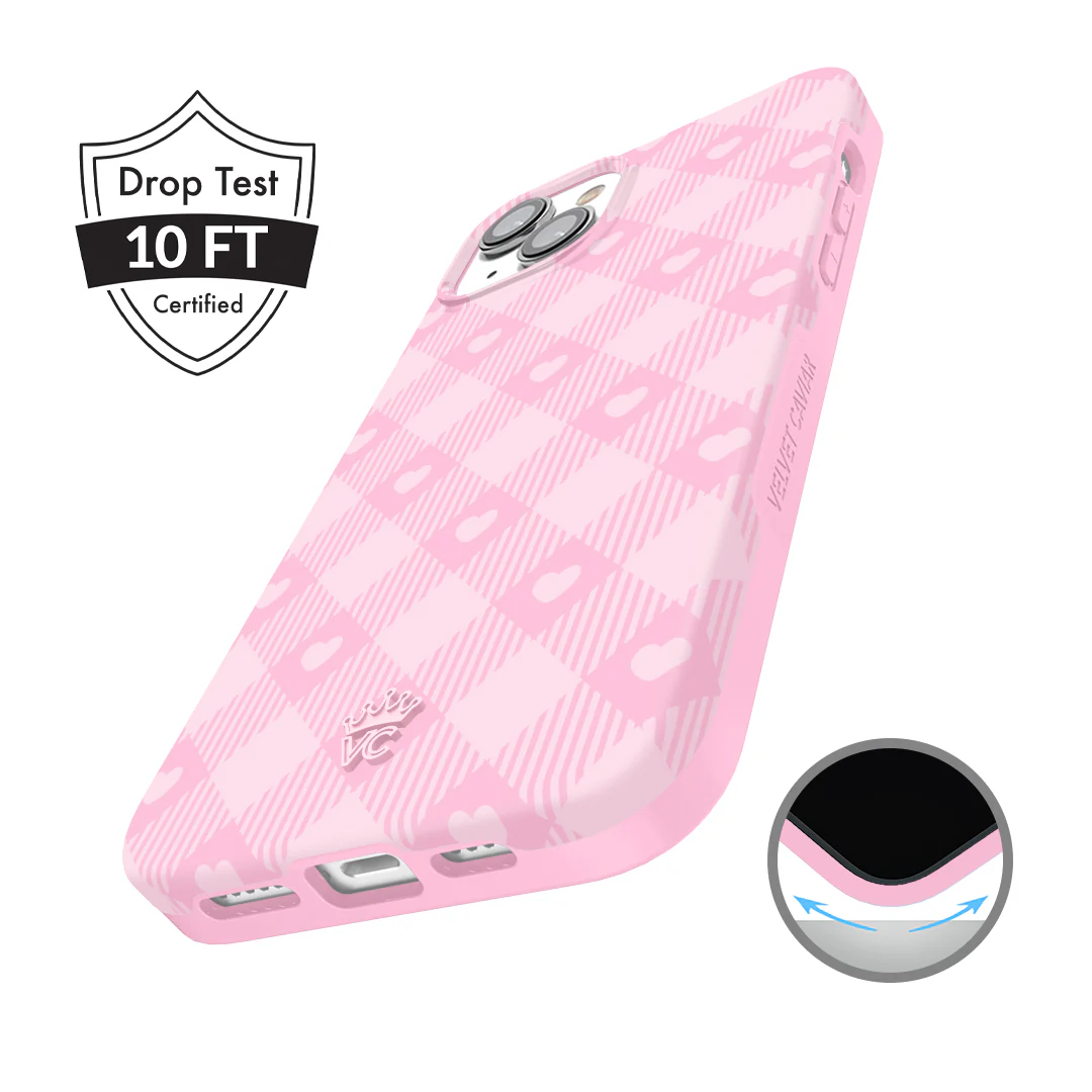 Dolly Pink Gingham iPhone Case - Image 24