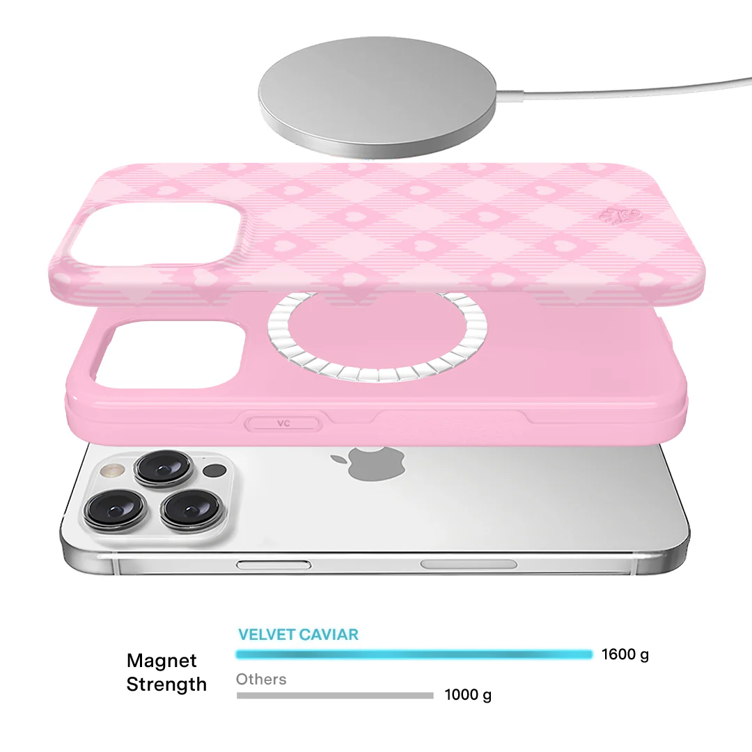 Dolly Pink Gingham iPhone Case - Image 48