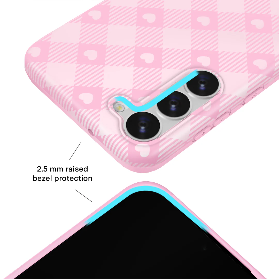 Dolly Pink Gingham Samsung Case - Image 32