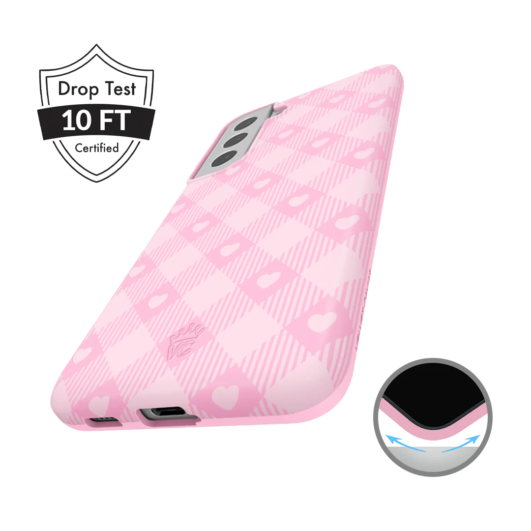 Dolly Pink Gingham Samsung Case - Image 49