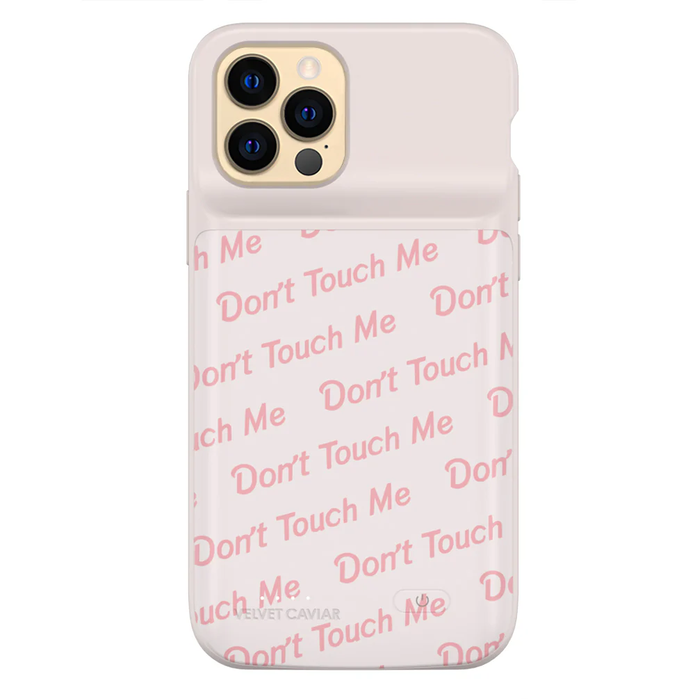 Don't Touch Me iPhone Charging Case - Image 55