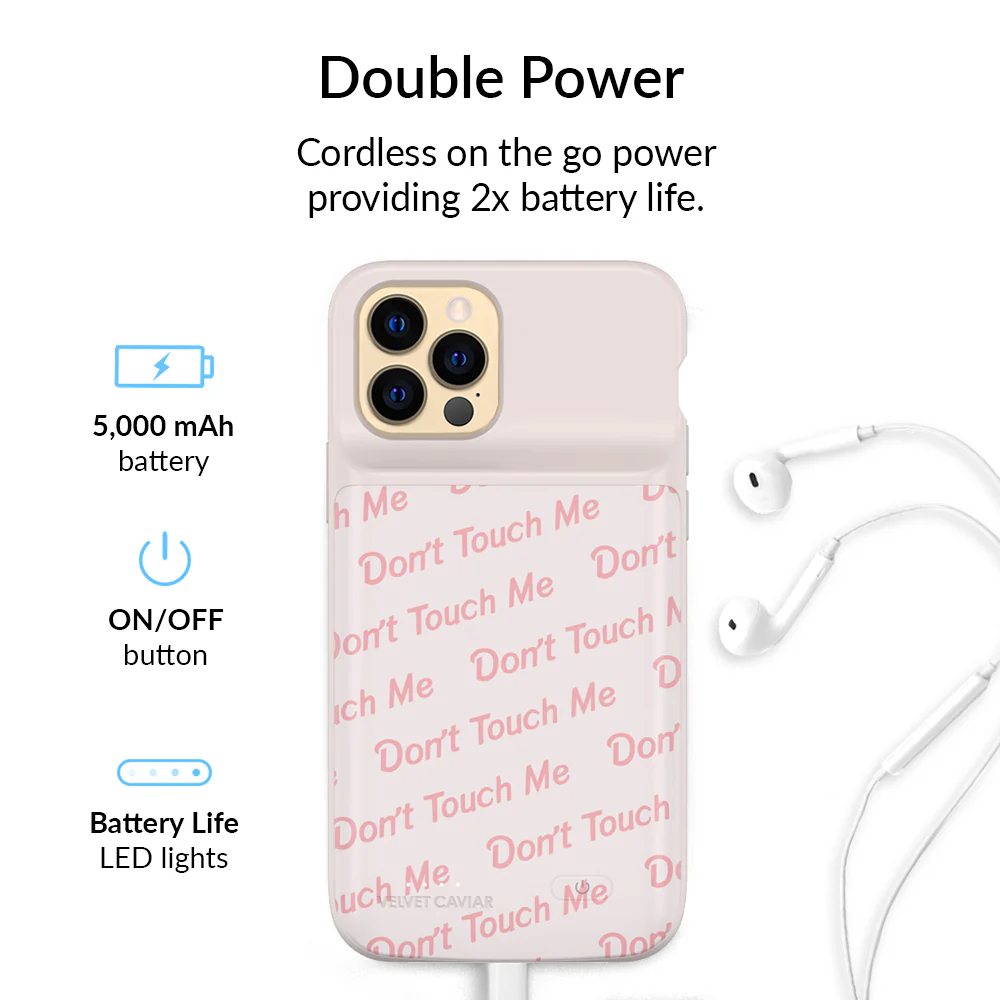 Don't Touch Me iPhone Charging Case - Image 62