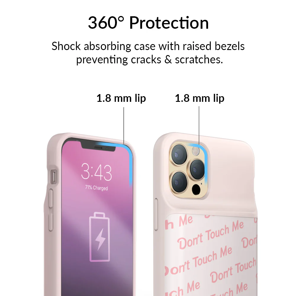 Don't Touch Me iPhone Charging Case - Image 64
