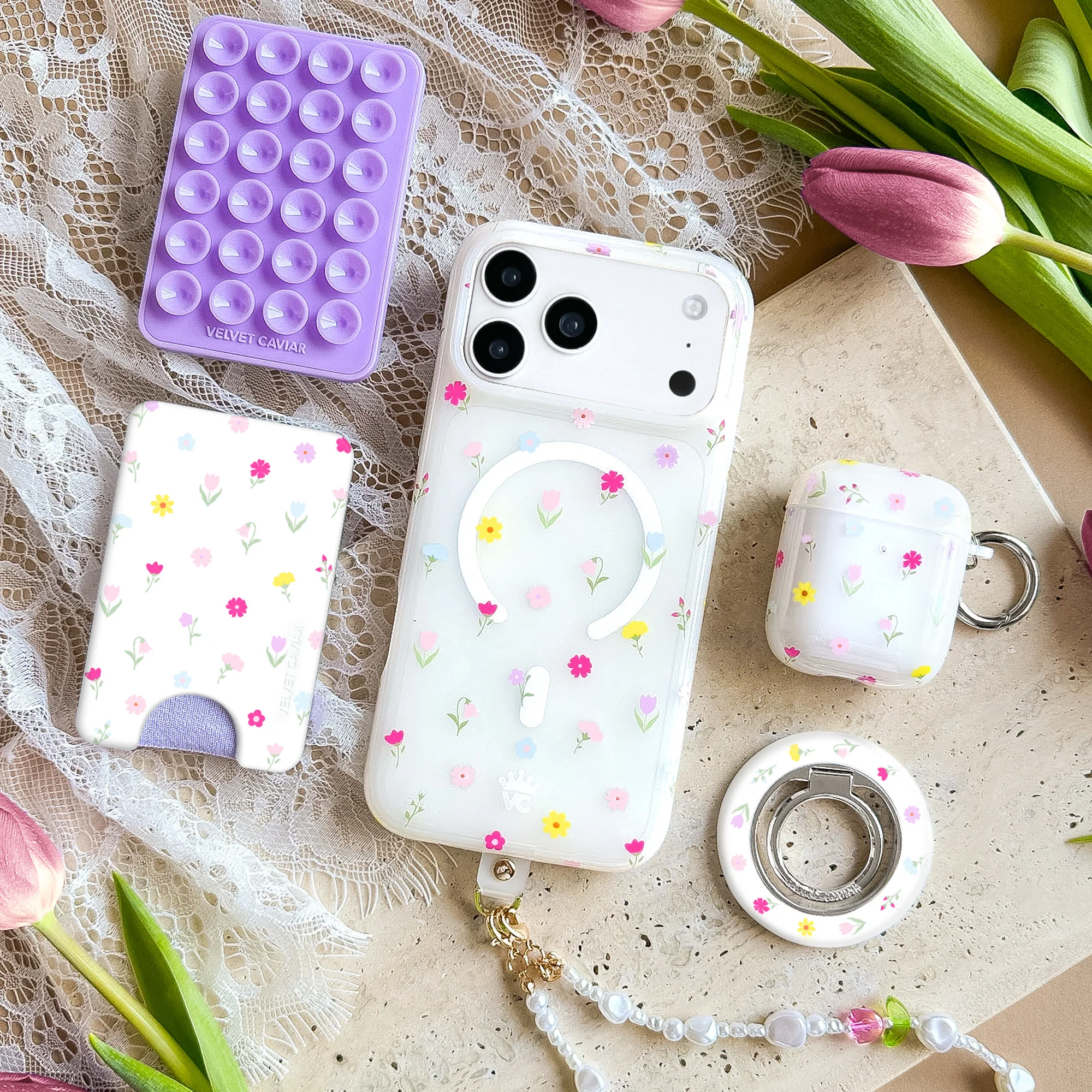 Dreamy Meadow Floral AirPod Case - Image 12