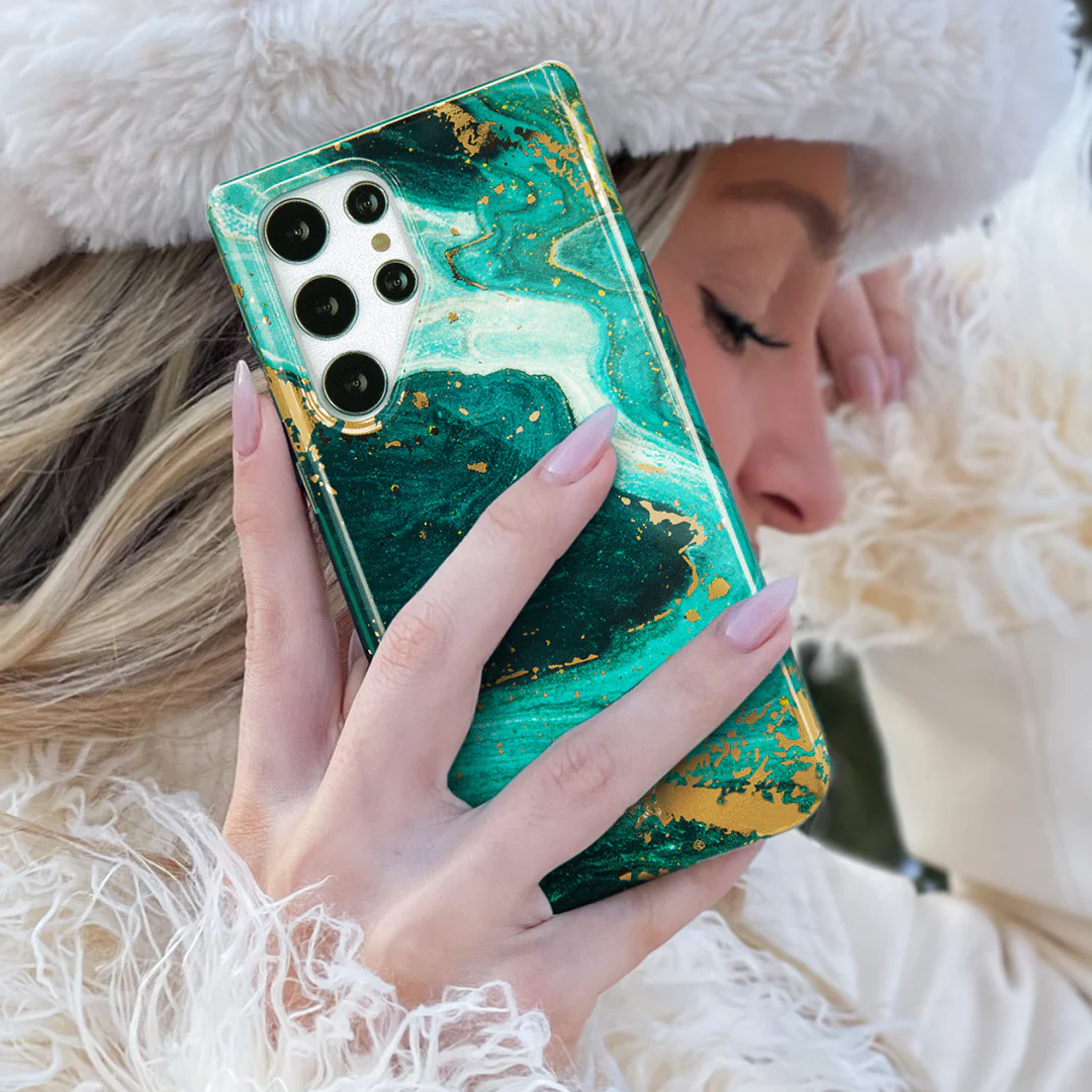 Emerald Marble Samsung Case - Image 69