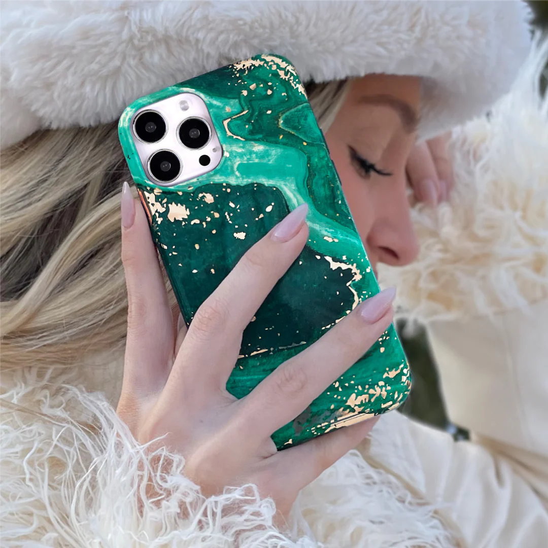 Emerald Marble iPhone Case - Image 44