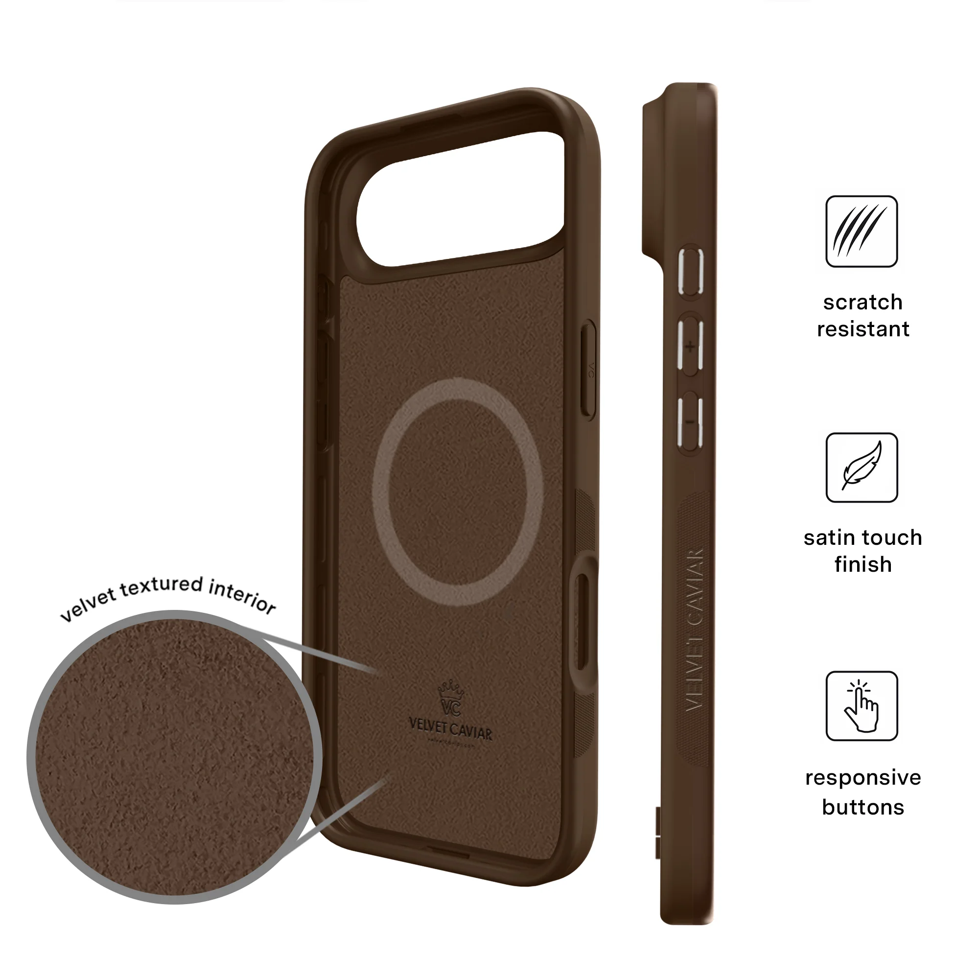 Espresso Brown iPhone Case - Image 119