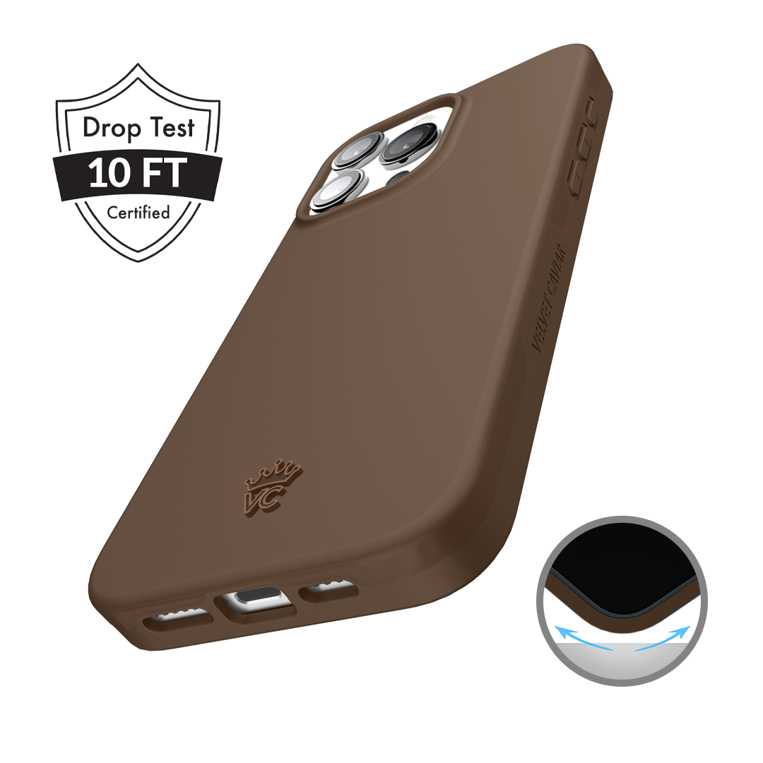 Espresso Brown iPhone Case - Image 34