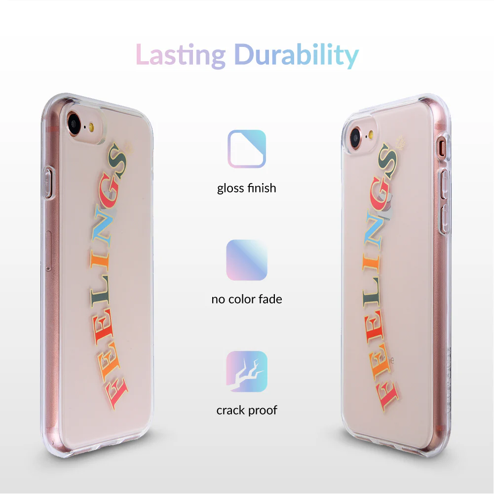 Feelings Clear iPhone Case - Image 11