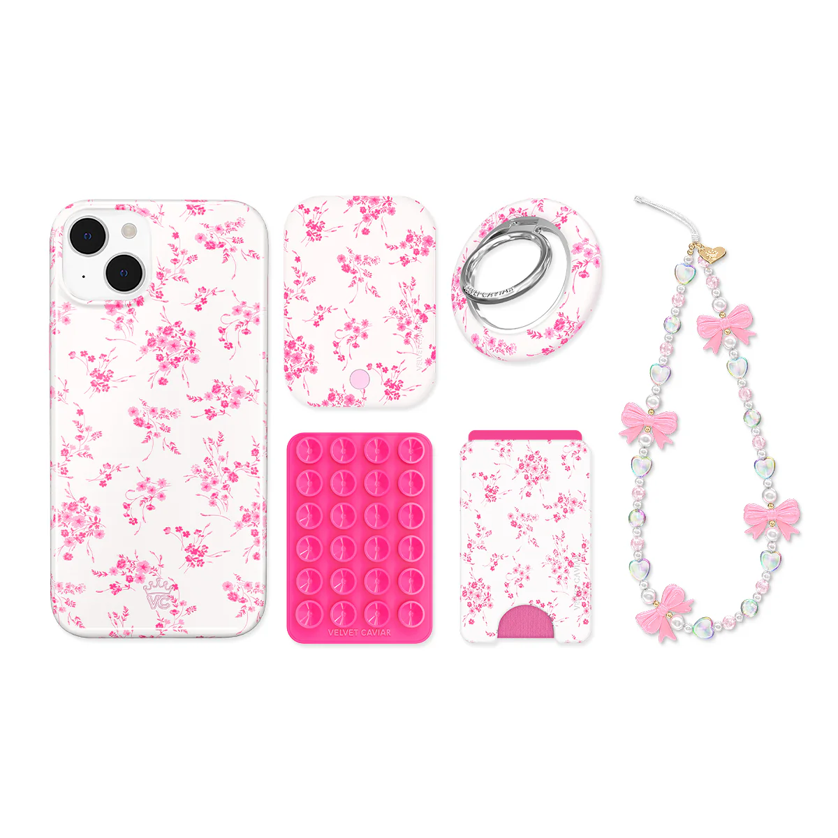 French Rose Floral iPhone Bundle Set - Image 12