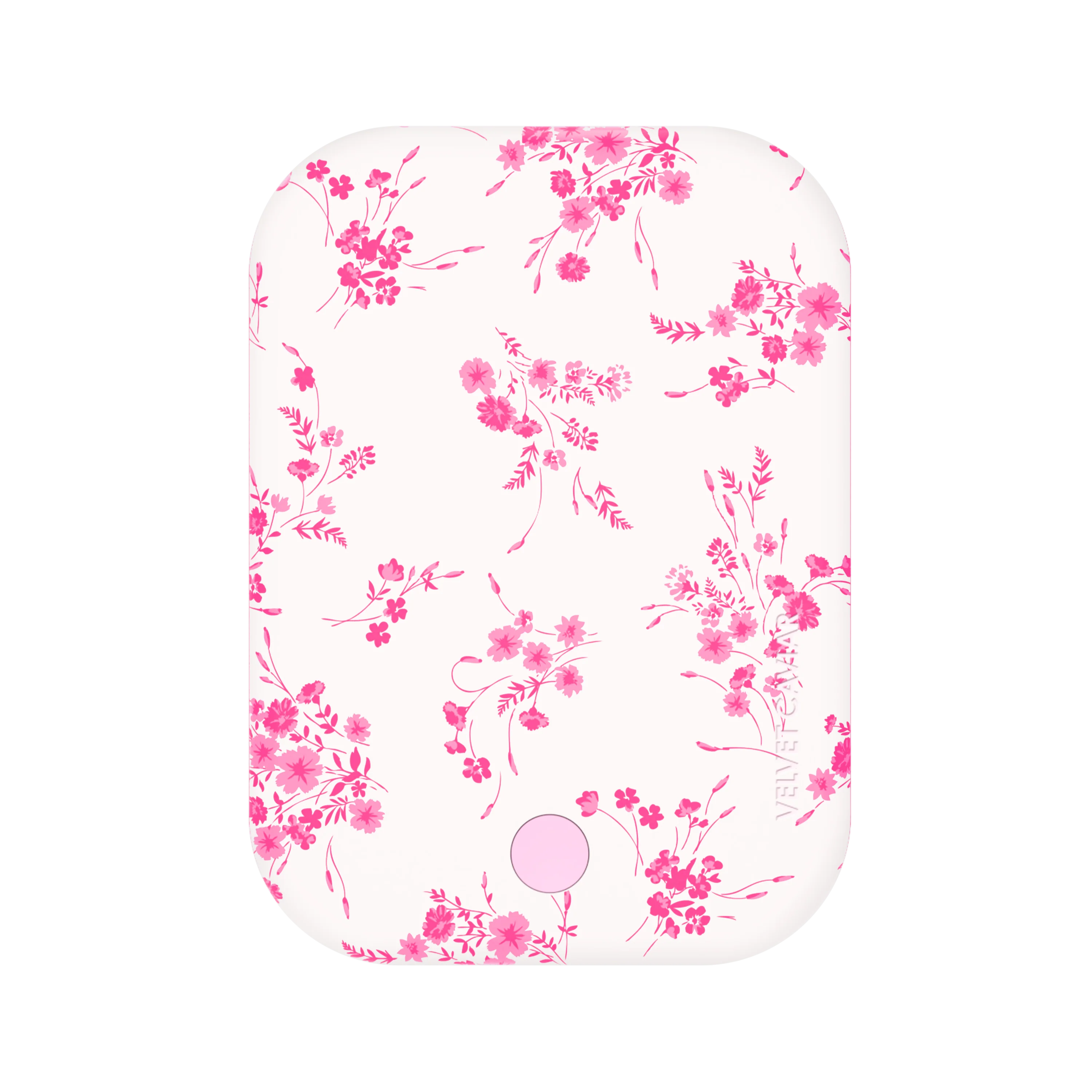 French Rose Floral Portable MagSafe Charger Power Pack