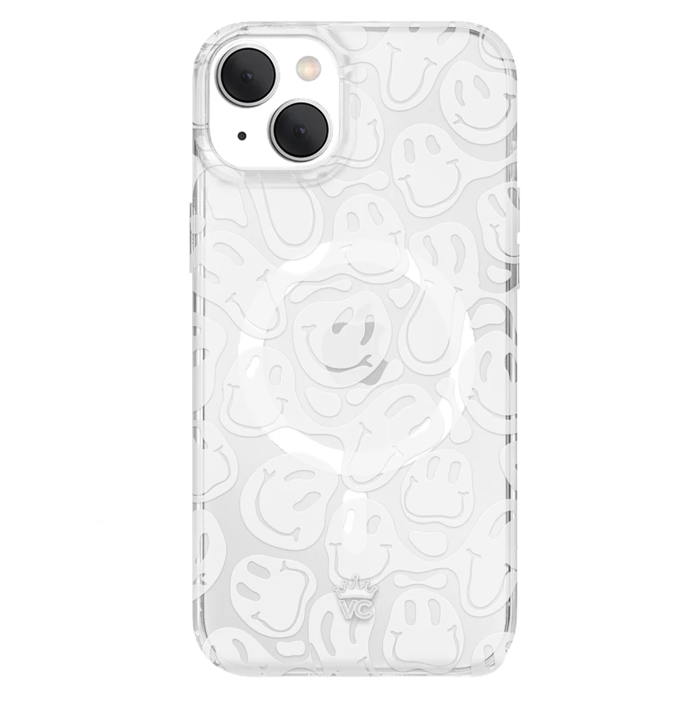 Clear Frosted Smiley iPhone Case - Image 19