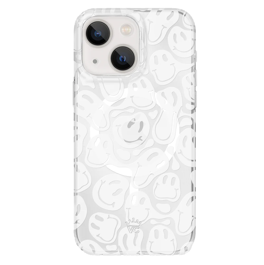 Clear Frosted Smiley iPhone Case - Image 49