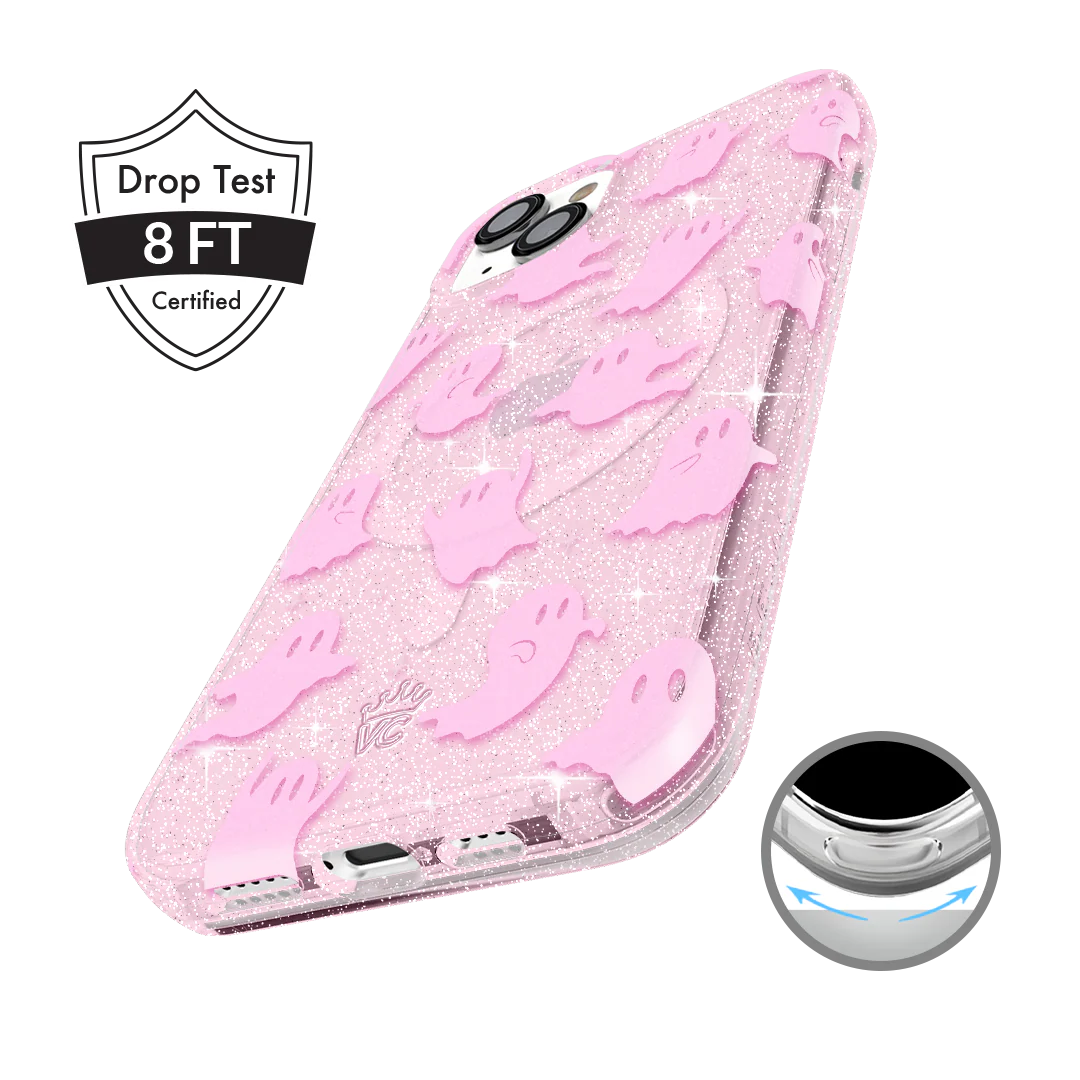 Ghosted Pink Glitter iPhone Case - Image 54