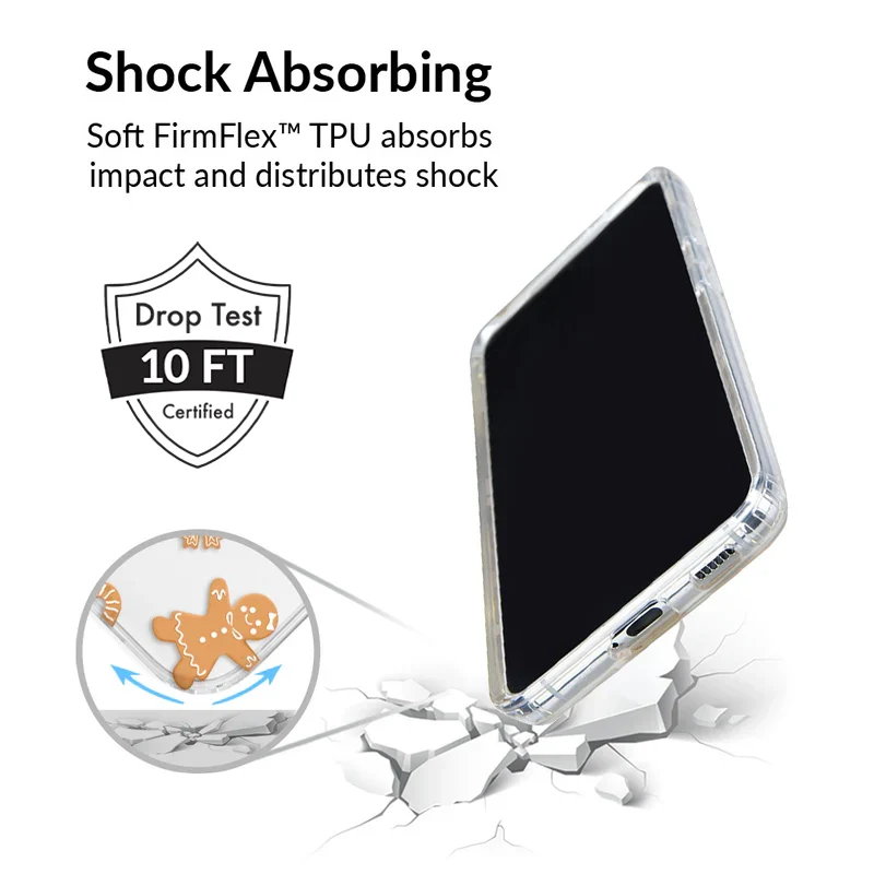 Holiday Gingerbread Clear Samsung Case - Image 10