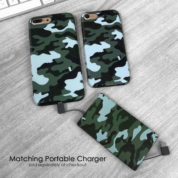 Green Camo iPhone Case - Image 35