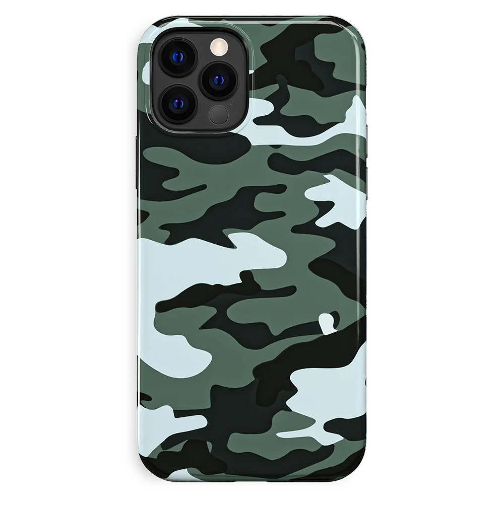 Green Camo iPhone Case - Image 75