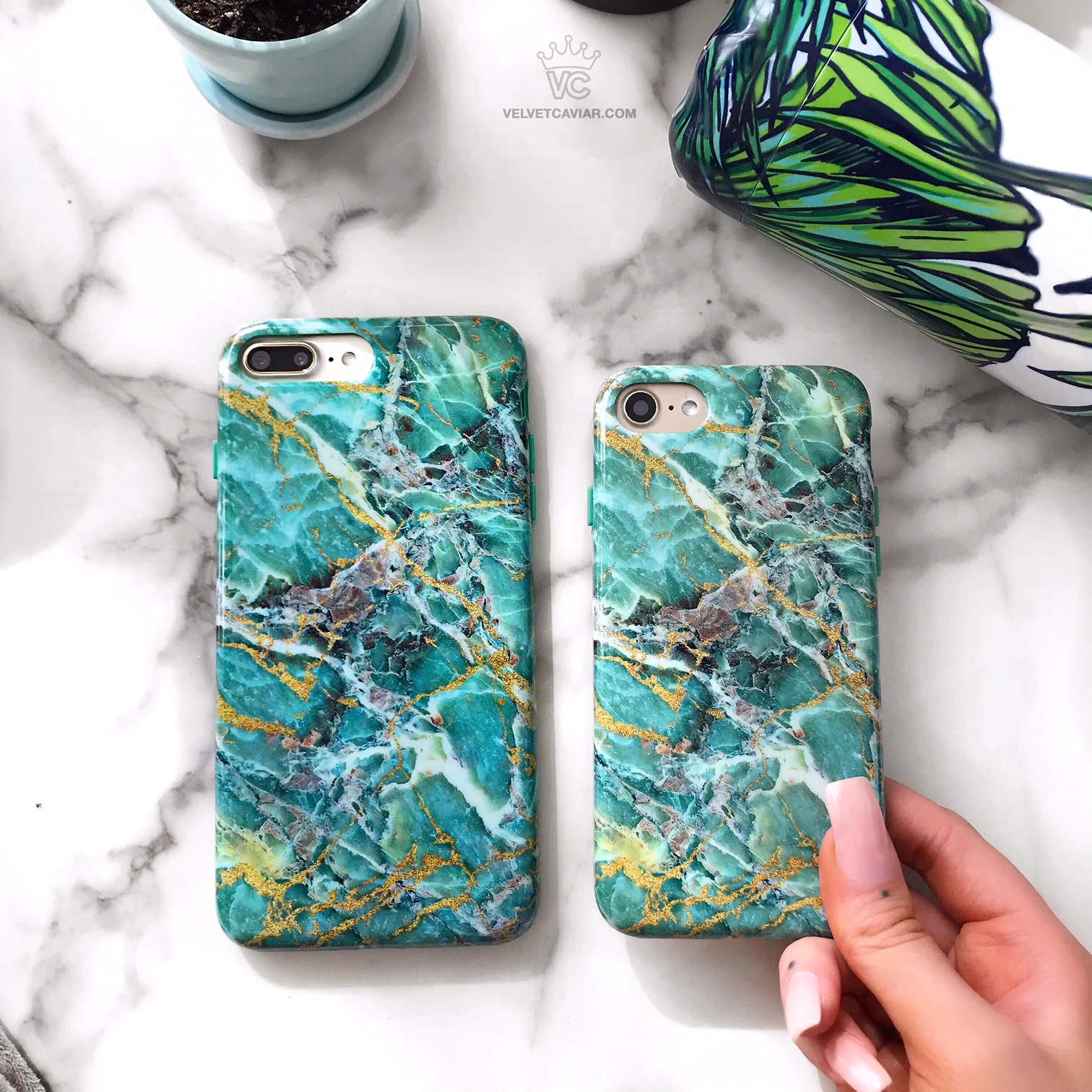 Green Emerald Marble iPhone Case - Image 28