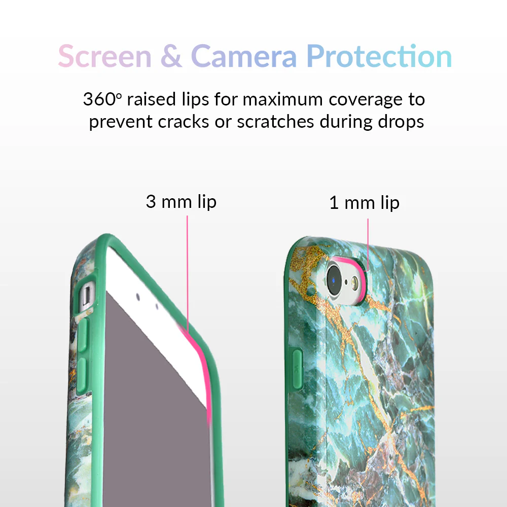 Green Emerald Marble iPhone Case - Image 3