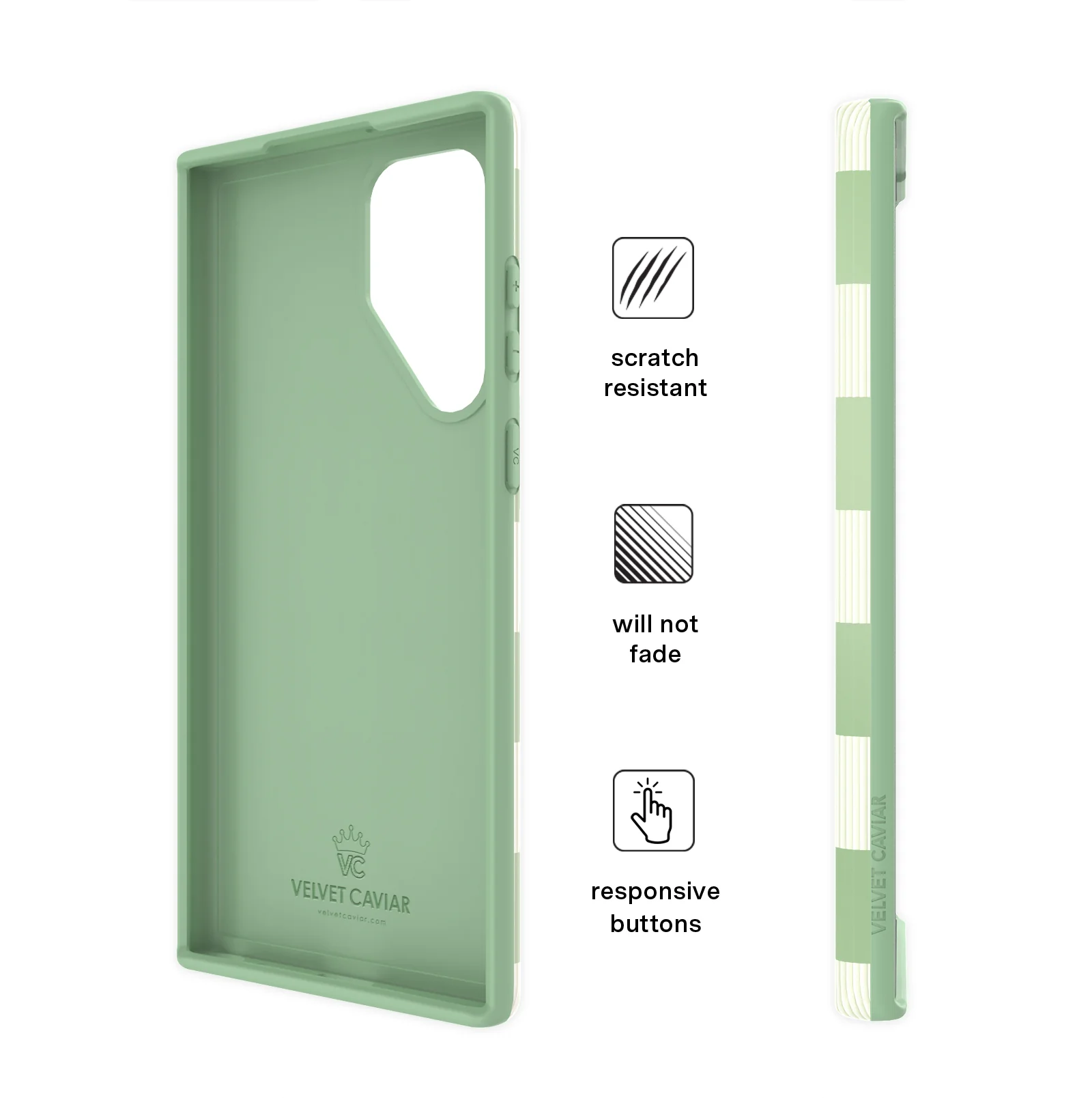 Pistachio Vibe Checkered Samsung Case - Image 45