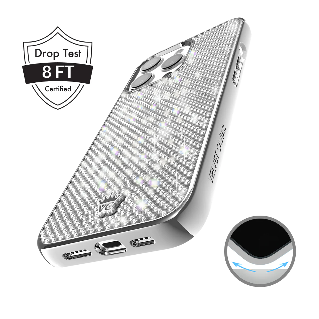 Chrome Caviar Crystals iPhone Case - Image 24